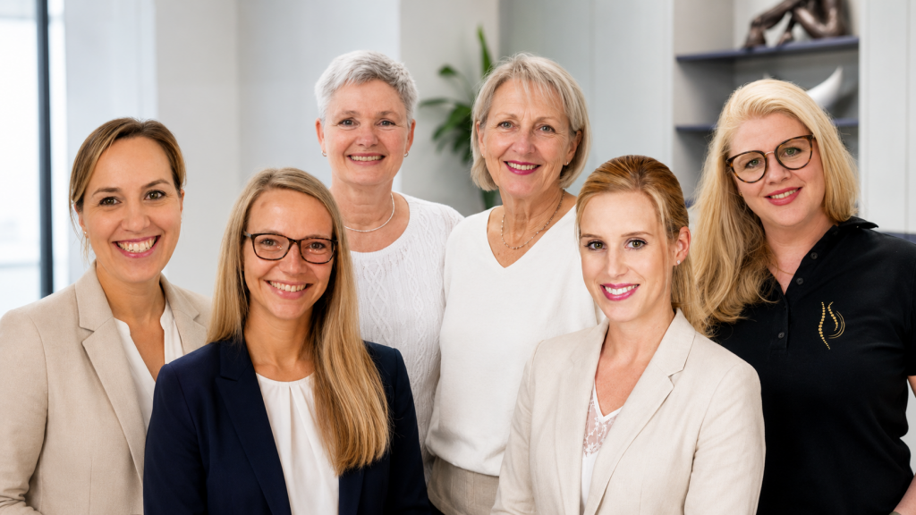 Team-Foto Frauenarztpraxis - Schwabach